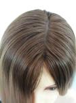 16 Inches Highlight With Dark Root European Human Hair Jewish Wig