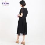 Short sleeve fashion women wome sexy summer beach dress chiffon dresses in cheap