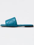 Square Head Size 35 Womens Soft Bottom Slippers Padded Leather Insoles