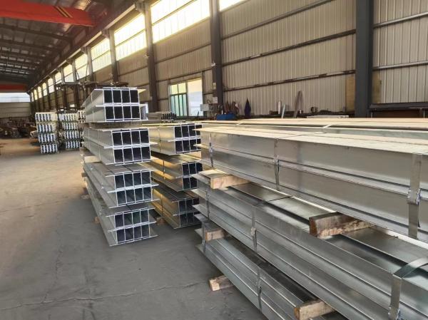 Buy cheap Q235B S355JR Metal Galvanized Steel H Beam Posts Hot Dip from wholesalers