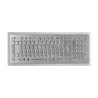Buy cheap Industrial 102 Keys Panel Mount Keyboard dynamic water proof stainless steel product