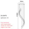 Buy cheap LED Pendant Light Staircase Crystal Chandelier Hanging Lamp Spirl hanging minimalist light(WH-NC-59) from wholesalers
