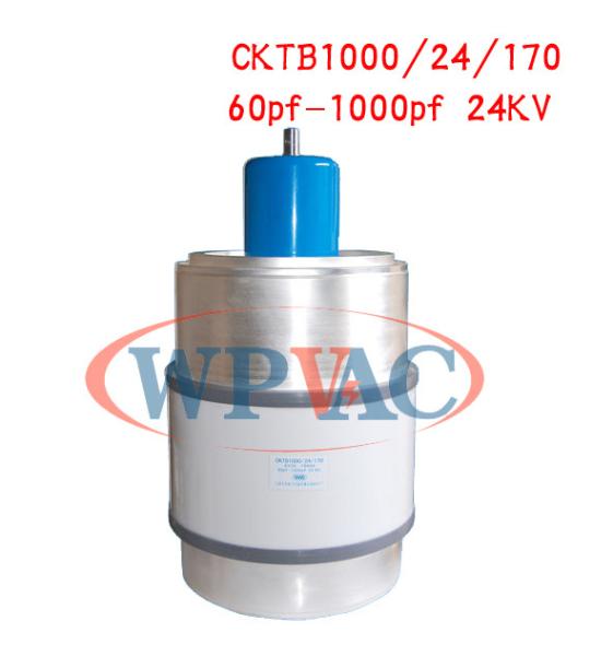 Buy cheap 60~1000pf 24KV Vacuum Variable Capacitor For Broadcast Communication Equipment from wholesalers