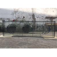 Buy cheap Tempered Sliding Glass Door Powder Coated Smooth Surface 25.4 Mm Thickness product
