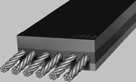 Buy cheap Anti Tear ST1000 Wire Rope Conveyor Belt Flame Retardant High Temperature from wholesalers