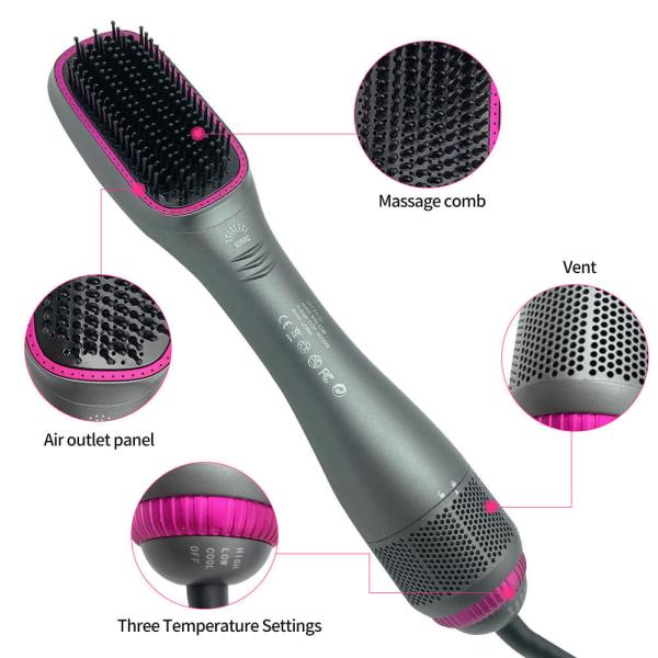 Buy cheap Quick Drying Multifunctional 45W Straightening Brush For Black Hair from wholesalers