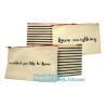 Buy cheap Professional Cosmetic Bag Canvas Zipper Pouch Wholesale, Private Label Makeup Bag, Canvas Bag with Zipper bagplastics from wholesalers