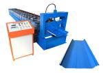 Coil Width 600mm Standing Seam Metal Roof Machine Colored Glaze Steel Tile Type