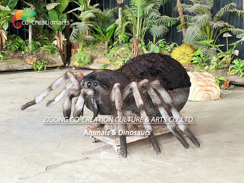 Giante Animatronic Spiders Simulated Animals For Zoo Decoration Attracions