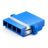 Buy cheap Blue Lc Upc To Lc Upc Fiber Coupler Connector , Single Mode Lc Quad Adapter from wholesalers