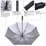 oversized extra large 68 inch Super Strong Wind Proof Vented Golf Umbrella With