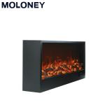 240V LED Burning Flame Freestanding Electric Fireplace Indoor Room Decoration