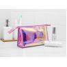 Buy cheap Portable laser TPU web celebrity ins style cosmetics storage bag simple transparent carry-on makeup bags from wholesalers