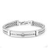 Buy cheap Stainless steel domineering chain anchor personalized men's bracelet hip-hop niche design from wholesalers