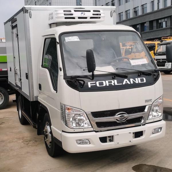 Buy cheap 2 Ton Diesel Fuel FOTON FORLAND Cold Room Van Freezer Refrigerated Truck from wholesalers