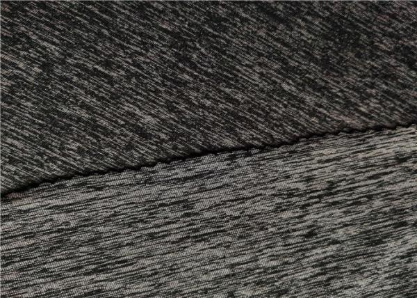 Buy cheap 4 Way Stretch Knitted 150 Cm Gray Melange Fabric from wholesalers