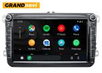 8" Double Din Car Stereo Touch Screen Volkswagen Jetta Radio WIFI SWC 1G 16G
