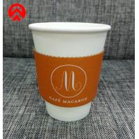 Buy cheap Hot Drink Paper Coffee Cup Sleeves Beverage Coffee Boba Tea Cmyk Full Color product