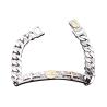 Buy cheap 925 Sterling Silver Chunky Curb Chain Link Cross Charm ID Bracelet (XH058592) from wholesalers