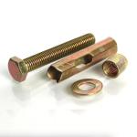 Stainless Steel Free sample zinc yellow hex head sleeve anchor bolt screws