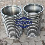 Stainless Steel Durable Wedge Wire Rotary Drum Fish Barrier Screens wedge wire