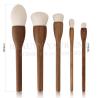 Buy cheap 5piece Antibacterial Makeup Brushes Makeup Blending Brush Set Customizable from wholesalers