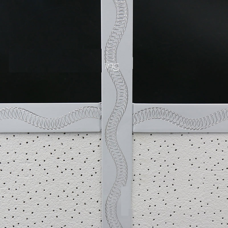 Decorative Laminated PVC Wall Panels Covering Sound Absorbing Ceiling Tile