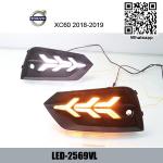 Volvo XC60 Car DRL LED Daytime driving turn Lights aftermarket