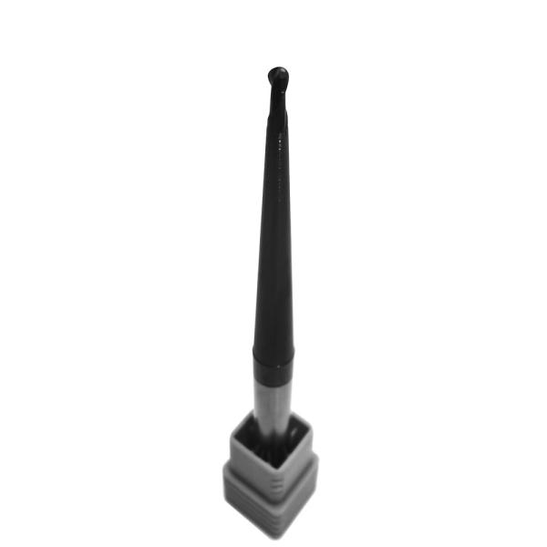 Buy cheap 65HRC 2 Tapered Flutes Solid Carbide Ball Nose End Mill from wholesalers