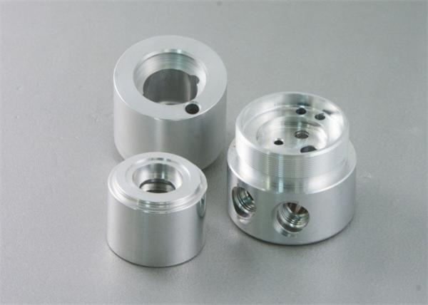 Buy cheap Anodized Aluminium CNC Turned Parts Silver CNC Machining Turning Parts Suppliers from wholesalers