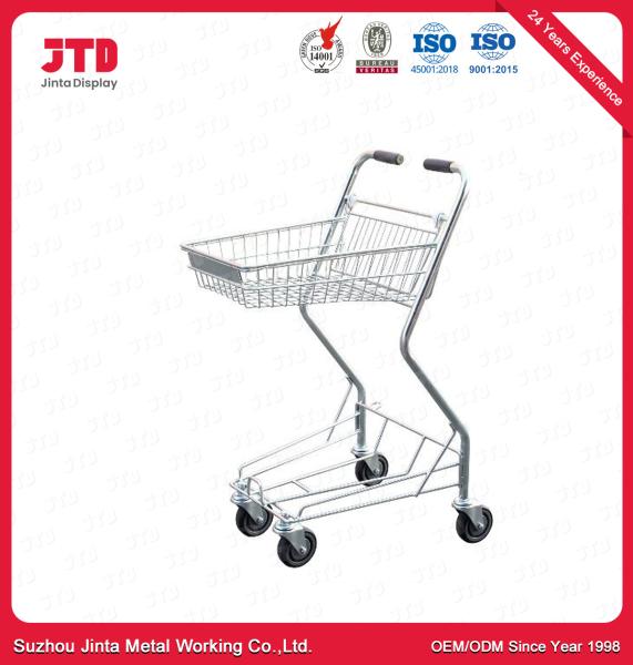 Buy cheap 120kg 180L Metal Shopping Trolley ISO Double Basket In Convenience Store from wholesalers