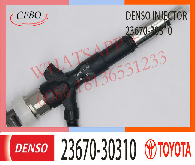 23670-30310 For Hilux Hiace 2KD-FTV Common Rail Injector 095000-7800 095000-7801