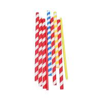 Buy cheap Disposable Party Supplies Paper Straws Juice Milkshake Smoothie Paper Straws product