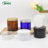 Buy cheap leak proof PET Plastic Jar 500ml Cream Jar Cosmetic Packaging With Gold Lid from wholesalers