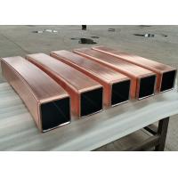 Buy cheap CuAg Continuous Casting Mould Tube Copper 80mm X80 Mm Thermal Conductivity product