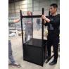 Buy cheap 1000mm(W) Glass Display Cabinet with storage, Aluminum Double Door Glass Display Cabinet with storage Top showcase from wholesalers