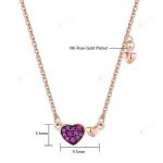 YASVITTI Valentine's Day Jewellery Gift 925 Sterling Silver Necklace Gemstone