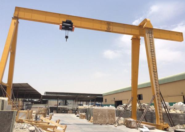 Buy cheap European Style Single Beam Electric Trolley Gantry Crane 20 Ton from wholesalers