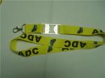 Functional polyester lanyard with metal bottle opener, metal bottle opener neck