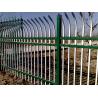 Buy cheap Customized Black Zinc Steel Metal Garrison Fence Panels Maintenance Free from wholesalers