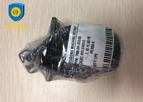 PC200-5 Komatsu Excavator Hydraulic Parts , Durable Hydraulic Pump Solenoid