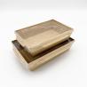 Buy cheap Kraft Paper Take Away Disposable Food Container With Transparent Lids from wholesalers
