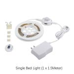 Baby single bed led strip light motion sensor light switch 1.5 meter strip led