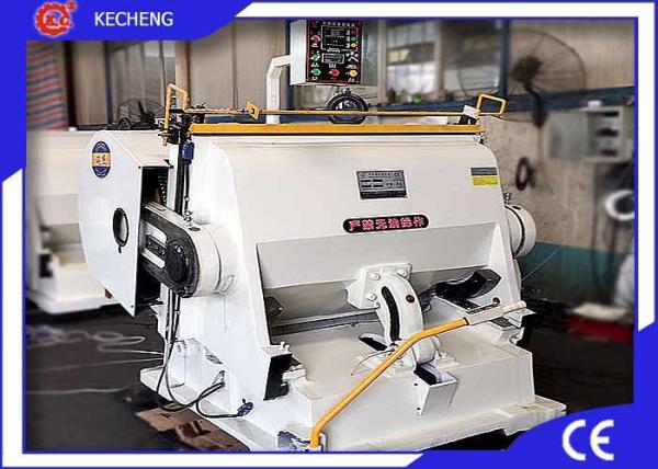 Buy cheap Cardboard Flat Die Cutting Creasing Machine / Corrugated Box Die Cutting Machine from wholesalers