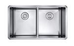 Dual Bowl Undermount Stainless Steel Kitchen Sink Sliver Color / Modern