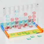 Luxury Functional Acrylic Game Set Colorful Plexiglass Chess Board Customized