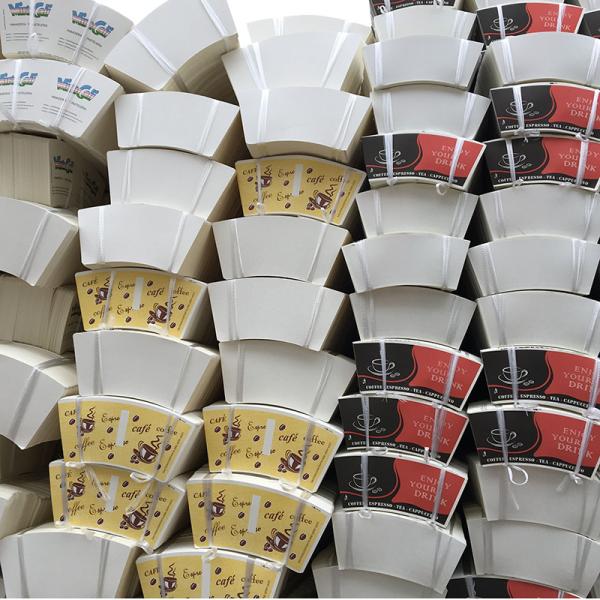 Buy cheap FDA Custom Logo Single PE Coated Stock Paper Cup Raw Material from wholesalers