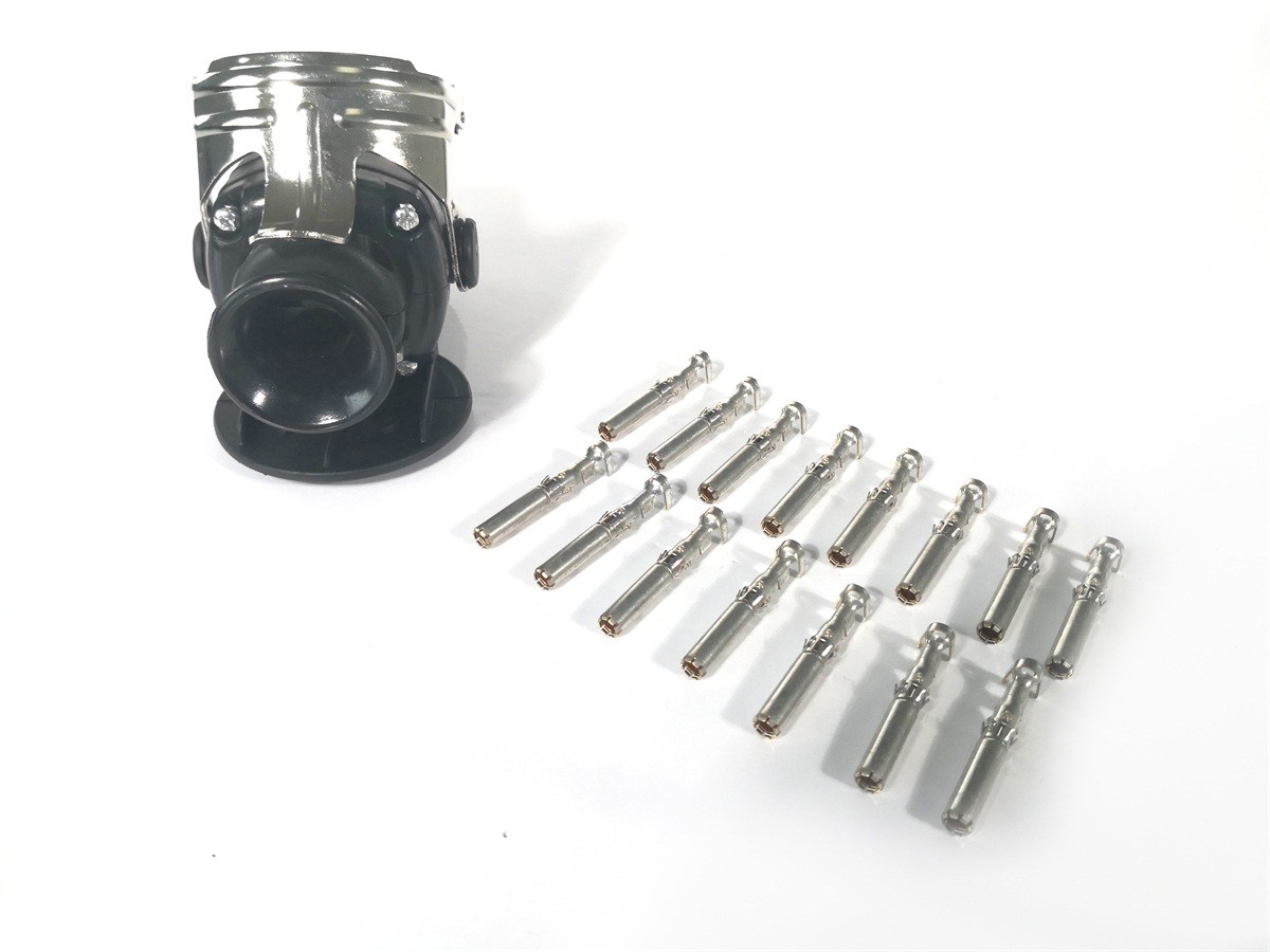 24v 15 Pole European Trailer Plug Crimp MH1 Type ISO12098 Certification