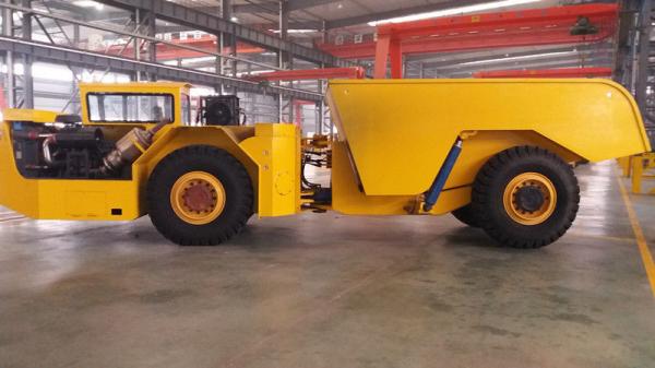 Buy cheap Mining Remote Control Dump Truck , Tunneling 30T Dump Truck High Travel Speed from wholesalers