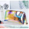 Buy cheap Polychrome Cosmetic Bag Transparent Holographic Fabric from wholesalers